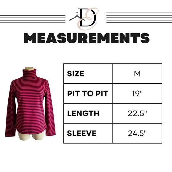 NWT BROOKS BROTHERS Red Navy Turtleneck Preppy M - Picture 7 of 10